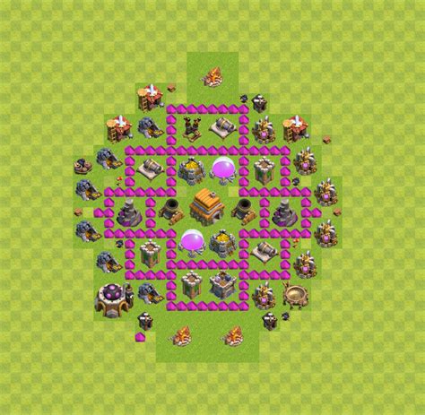 hdv 6 defense|clash of clan.